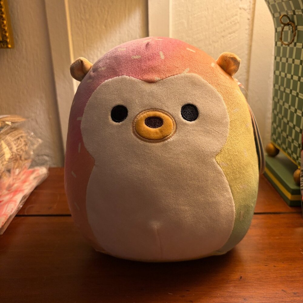 Squishmallows Bowie the Tie-Dye Hedgehog 8” NWT